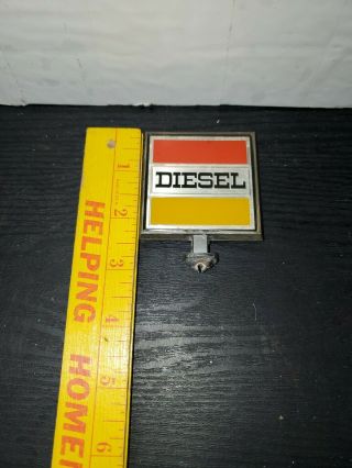 Vintage Diesel Truck Hood Emblem / Rat Rod /1980 