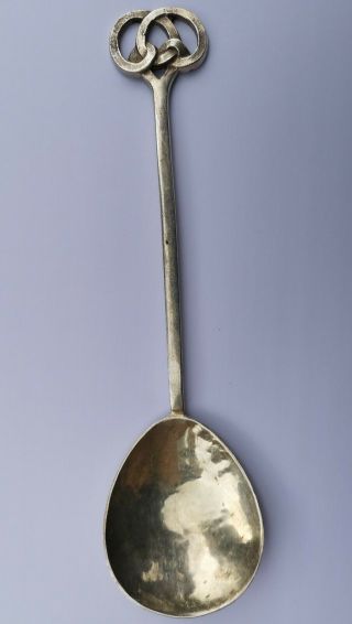 Ae Jones Arts & Crafts Hammered Silver Spoon 31g