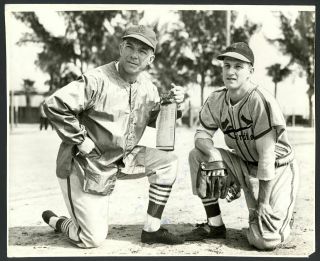 Stan Musial Billy Southworth Hof Cardinals Rare 1940 