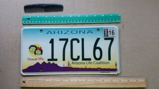 License Plate,  Arizona Life Coalition,  Choose Life,  Cartoon Kids,  17 Cl 67