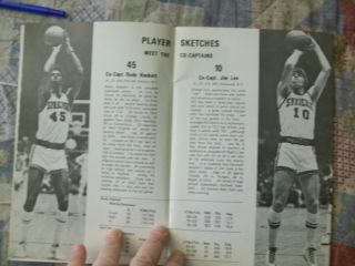 1974 - 75 SYRACUSE BASKETBALL MEDIA GUIDE Yearbook 1975 FINAL FOUR 4 Program AD 3