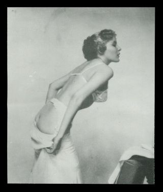 Vintage Pinup Studio Photograph 1930s - 1940s Sexy Brunette (nudes)
