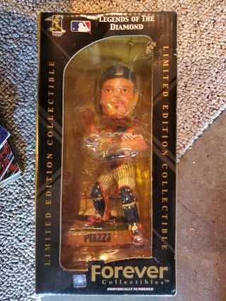 Mike Piazza York Mets " Legends Of The Diamond " Limited Edition Bobble Head