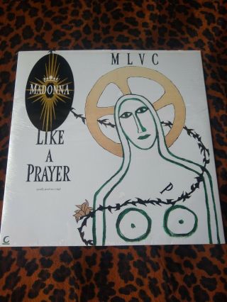 Vintage Madonna Like A Prayer Vinyl Record 1989 Sire Records