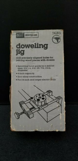 Vintage Craftsman Doweling Jig 9 - 4186