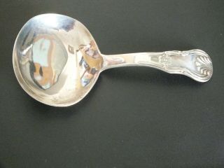 Antique Georgian Solid Silver Tea Caddy Spoon - Kings Pattern