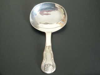 Antique Georgian Solid Silver Tea Caddy Spoon - Kings Pattern 2