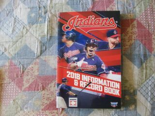 2018 Cleveland Indians Media Guide Yearbook Press Book Program Baseball Ad