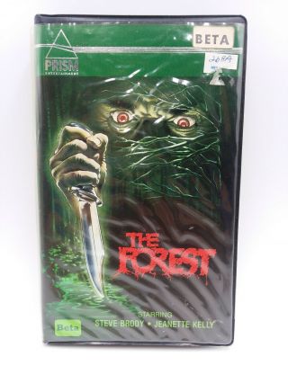 The Forest Beta Betamax Vintage 1980s Slasher Horror Not Vhs Steve Brody