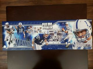 2004 Photoramics Poster Peyton Manning 12 " X 36 " Colts Nfl Licensed