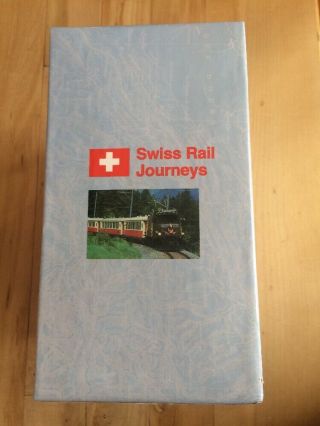 Railroad Videos 1994 Swiss Rail Journeys VHS Tapes Set Of Six 2