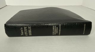 Naves Study Bible King James Reference Edition Concordance Maps 1978 Vintage
