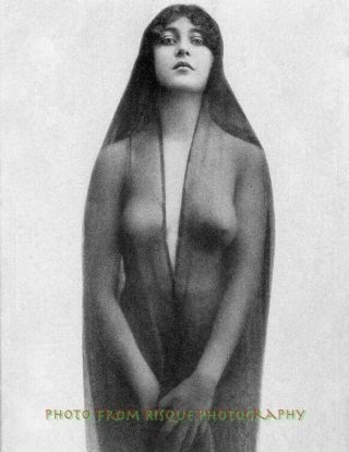 Nude Josephine Earp 8.  5x11 " Photo Wife Wyatt Earp Vintage Historical Photography