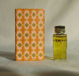 Vintage Shulton Taji Perfume Oil Splash 1/8 Oz - 1 Dram
