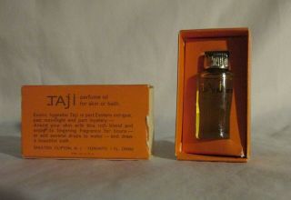 Vintage Shulton TAJI PERFUME OIL SPLASH 1/8 OZ - 1 Dram 3
