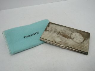 Tiffany & Co.  Sterling Silver Card Case Holder