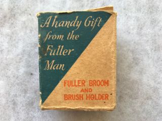 Fuller Brush Company Vintage Fuller Broom And Brush Holder