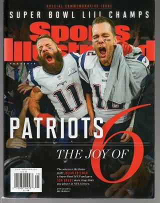 (2) Sports Illustrated 2019 England Patriots Bowl Liii Comm.  & G.  O.  A.  T