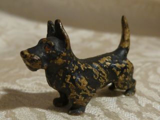 Antique Austrian Cold Painted Bronze Dog Miniature West Highland Terrier Scotty