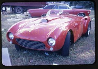 1950s Ferrari 375 Mm Spider @ 1966 Road America Elkhart - Vintage 35mm Car Slide