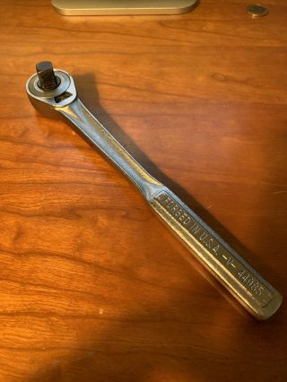 Vintage Craftsman 1/2 " Drive Quick Release Ratchet - V - Series,  44985 Made In Usa