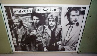 Sex Pistols Group Vintage Poster Last One