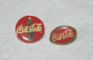 Vintage Coca - Cola Lapel/hat Pins