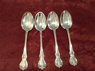 4 Teapoons Towle Old Master Sterling Silver Flatware No Monograms