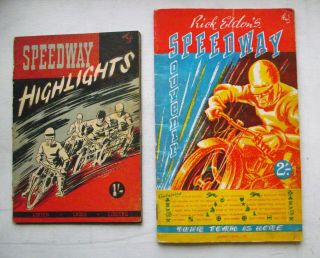 2 Vintage Speedway Gazette Magazines (1947 - 48) Freepost Uk