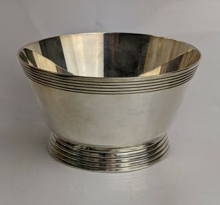 Keith Murray For Mappin & Webb Art Deco Silver Plated Bowl - Bon Bon Dish ?