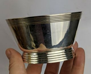 Keith Murray for Mappin & Webb Art Deco Silver plated Bowl - Bon Bon Dish ? 3