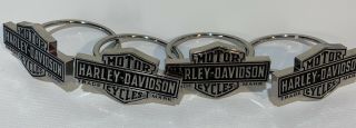Harley Davidson Napkin Holder Rings.  Set Of 4