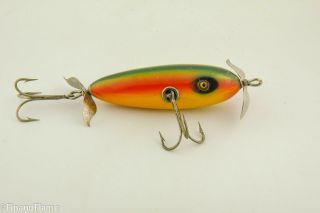 South Bend Crippled Minnow Model 965 Made Only 4 Yrs 1929 - 33 Rainbow Color Rs6