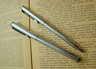 1980 PAX MGT PEVDI Fountain Pen Ballpoint Pen SET Hungary Vintage 3