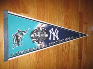 2003 Florida Marlins Vs York Yankees 100th Anniversary World Series Pennant