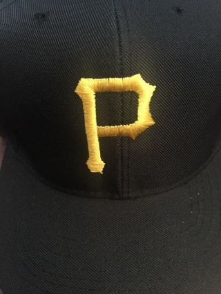 Vintage Pittsburgh Pirates Mlb Snapback Hat Baseball Cap Gold P