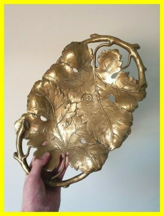 Cast Bronze Or Brass Large Tray Circa 1950 