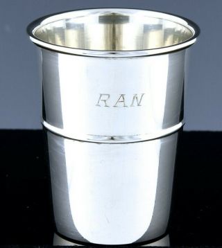 Vintage Reed & Barton Sterling Silver Vodka Shot Glass Whiskey Cup