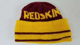 Vintage Acrylic - Washington Redskins - Football Beanie Winter Knit Hat Cap