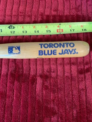 Mini 18’’ Mlb Toronto Blue Jays Baseball Bat Mystery Signed Autograph Vintage
