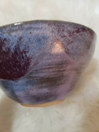 Vintage Hand Thrown Studio Art Pottery Bowl - Signed By Gloria 8 