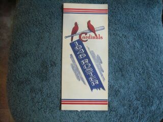 1946 St.  Louis Cardinals Baseball Roster/schedule Grobee1957