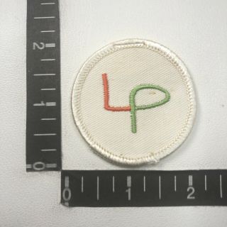 Vtg Initials L P Lp Golf Patch (thought To Be A Golf Club Or Golf Course) C077