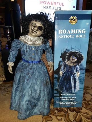 Spirit Halloween Roaming Antique Doll W/ Orig Box