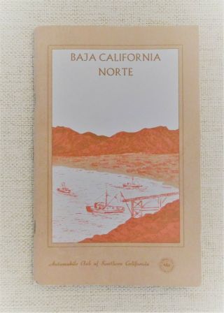 Vintage Baja California Tour Guide Books