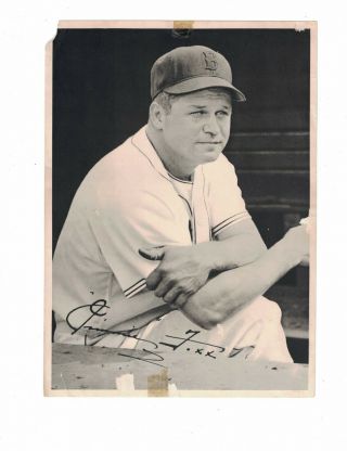 Jimmie Foxx Boston Red Sox 1941 Team Issued Baseball Photo Ch43