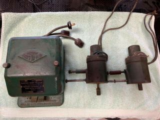 Antique Western Master Skeet Electric Timer Trap Release And Solenoids 1930 