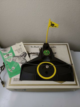 Putting Electric Vintage EAGLE Electric Putting Cup 19th Hole 1969 Orig Box VGD 2