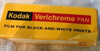 Vintage Kodak Verichome Pan Black And White Film 1976