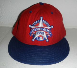 Vintage 1995 Texas Rangers Mlb All Star Game Baseball Hat Cap Fitted Size 6 5/8